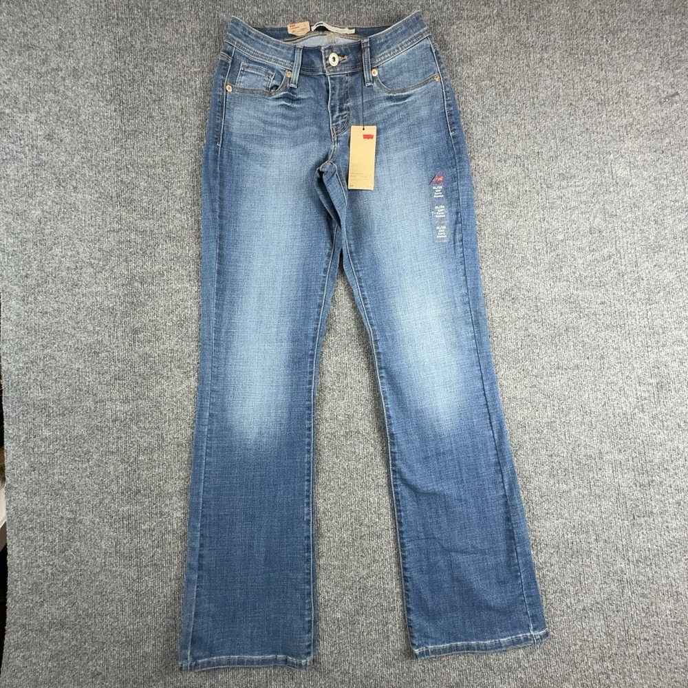 Levis 529 Curvy Bootcut Jeans Womens 6L Medium Wash Blue Mid Rise 51951-0003